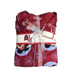 Disney Mickey Mouse Holiday Matching Family 2pc Pajama Set Kids Size 8 Gift New